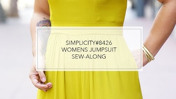 Tutorial for Mimi G Jumpsuit with Simplicity Pattern 8426