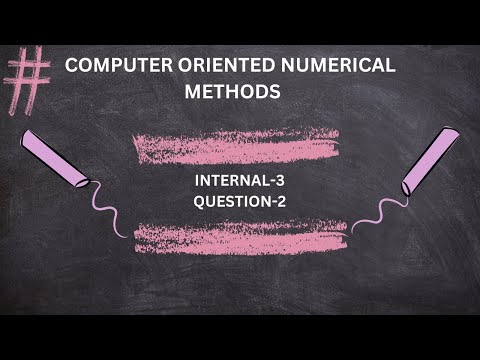 Third internal,Q.2.Obtain simsons 3/8 Rule from  general quadrature formula