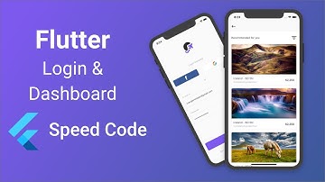 Flutter UI Login and Dashboard | Speed Code
