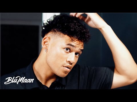 College Dropout Athlete Styles High Fade Curly Hair | Roots & Beyond | BluMaan