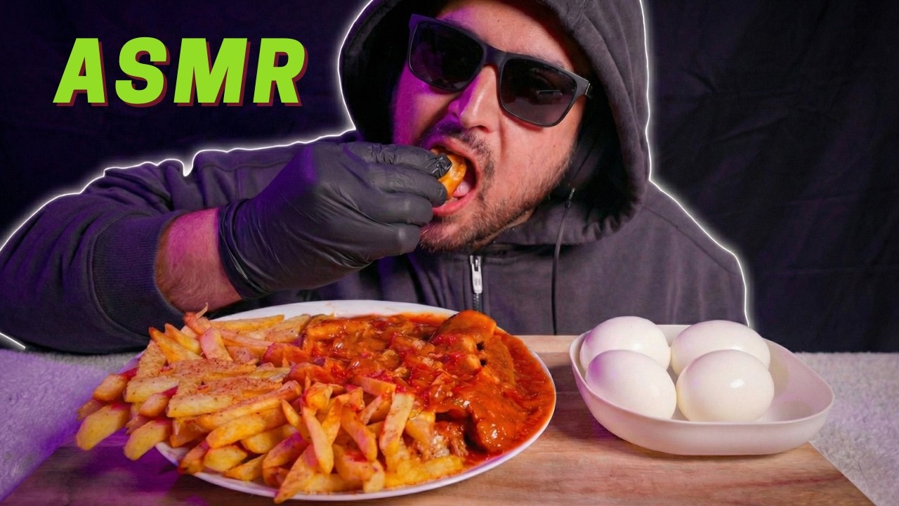 Silent Comfort Meal | Fries, Braised Chicken & Eggs