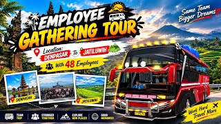 Download lagu Gaming Bussid I Employee Gathering Tour I Denpasar To Jatiluwih With (48 Employees) 