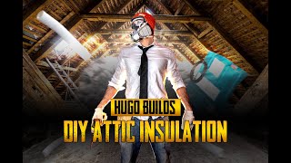 How to Install Attic Insulation: Blownin Cellulose using Home Depot Rental Machine DIY
