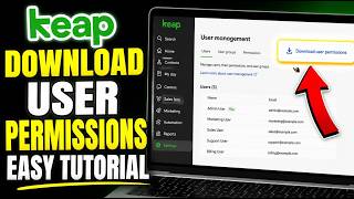 How to download Keap user permissions for team collaboration - Easy Tutorial