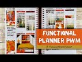 Functional Planner PWM // ft. Planning Roses Planner #pwm