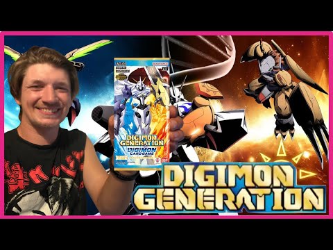 My First EVER Digimon TCG Pack Opening! | 5 Generations (AD-01