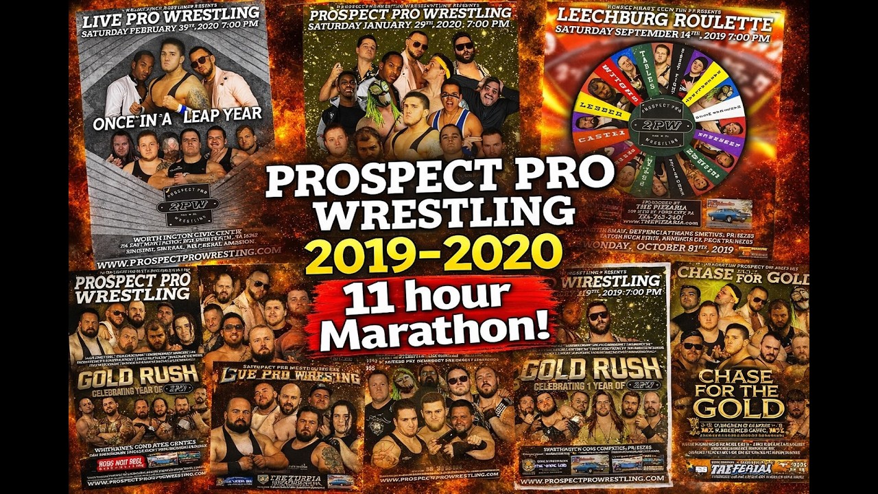 Prospect Pro Wrestling 2019-2020 11 hour Marathon!