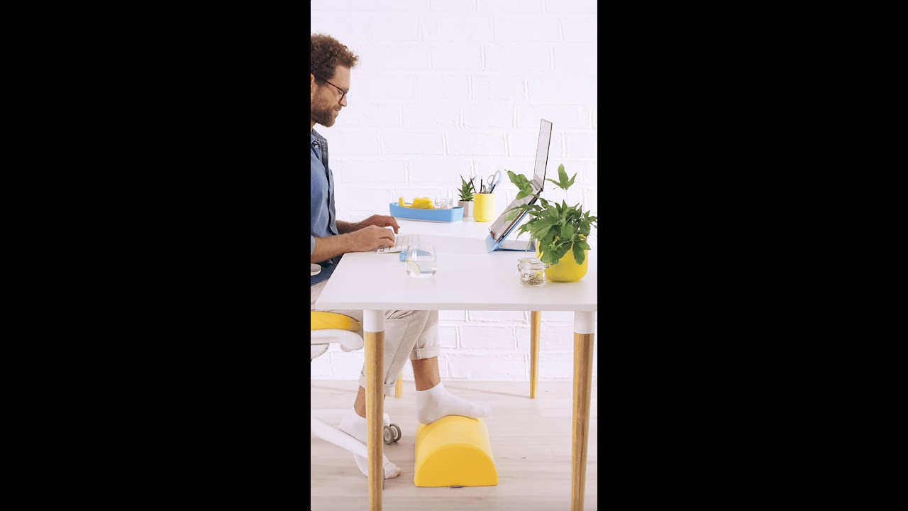 Leitz Ergo Cosy Desk Foot Rest - social media video vertical