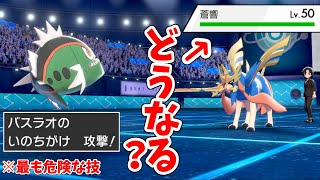 ポケモン史上最も危険「いのちがけ」という技をザシアンに打つと...バスラオ。【ポケモン剣盾】