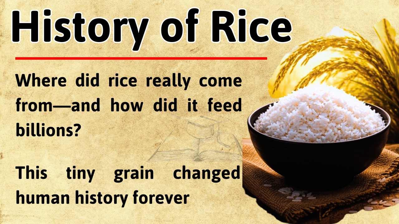 How Rice Was Invented The History of Rice π || Learn English Through Story Level 3 || Graded ...