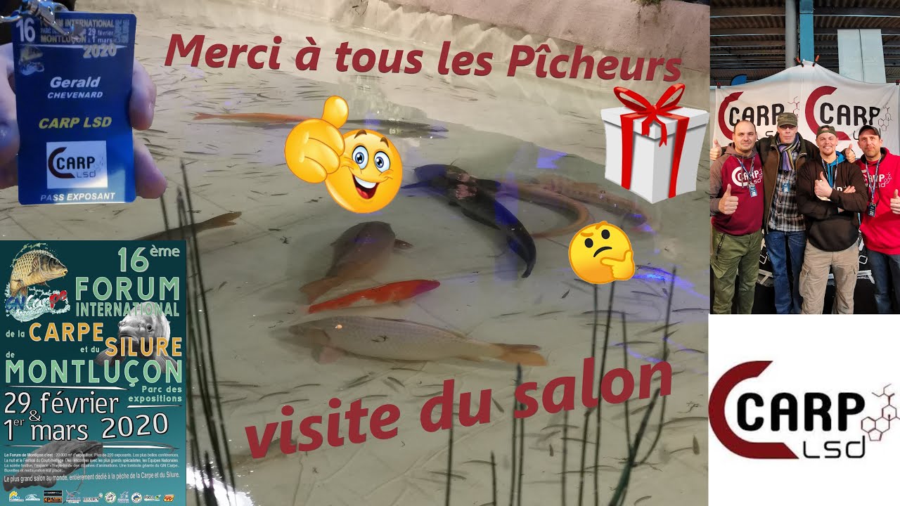 Le pîcheur à Montluçon, salon de la carpe et du silure!!#carplsd
