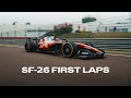 F1 2026 SF 26 First Laps On Track