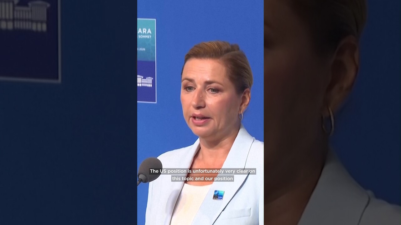 Danish prime minister vows to defend Greenland during NATO summit
