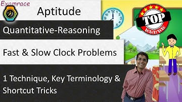 Fast and Slow Clock Problems: 1 Technique, Key Terminology, and Shortcut Tricks