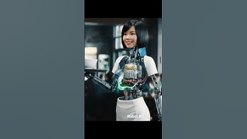 Cô gái robot phục vụ quán phở #robots #robot #robotsimulator #robotgirl #animation