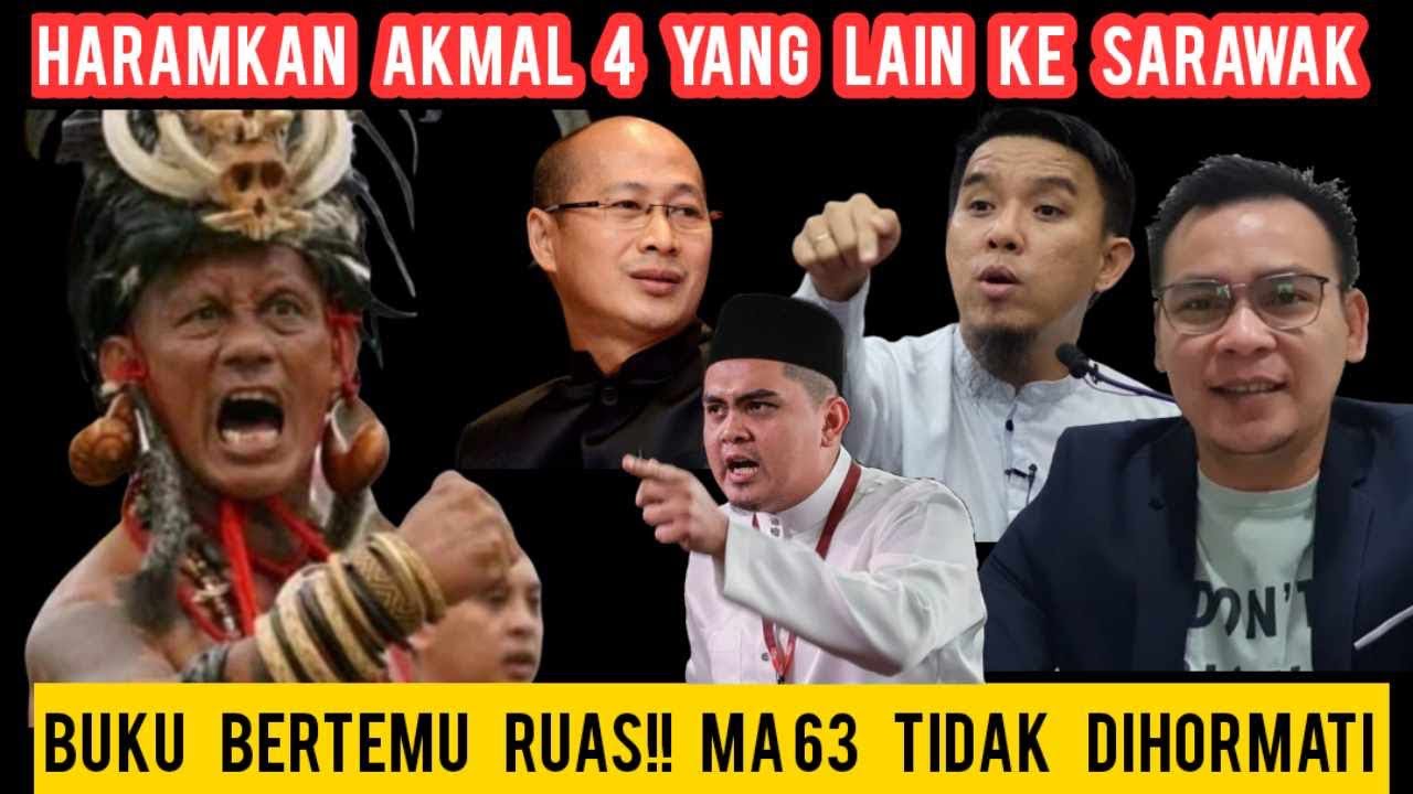 BUKU BERTEMU RUAS! PETER JOHN MINTA SARAWAK HARAMKAN AKMAL,RIDUAN,FIRDAUS WONG,ZAMRI VINOTH & SYAKIR
