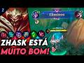ZHASK ESTÁ FORTE E NINGUEM ESTÁ USANDO!! - ZHASK GAMEPLAY | Mobile Legends