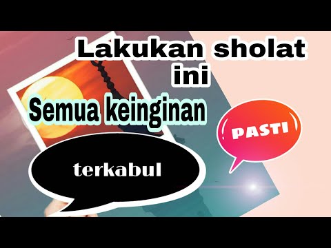 Tata cara shalat hajat || 4 rakaat 2 salam