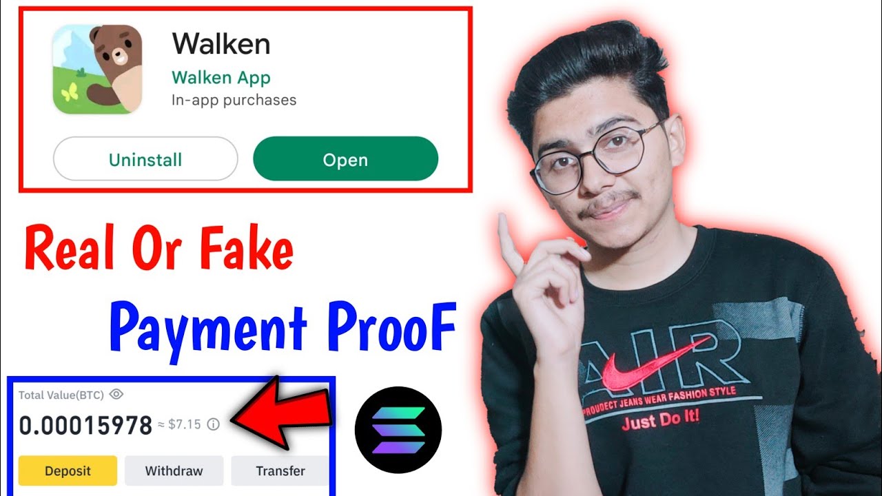Walken App Earn Money | Walken App Real or Fake