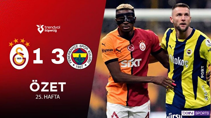Vestel|Galatasaray (1-3) Fenerbahçe -Highlights/Özet|Trendyol Süper Lig 2024-2025 4.Hafta