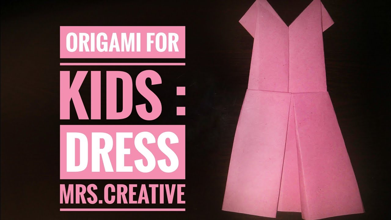 Origami Dress|Mrs.Creative