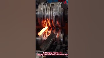 Roll Forging Machine for Forging Steel Bars and Shafts  #ringrollingmachine