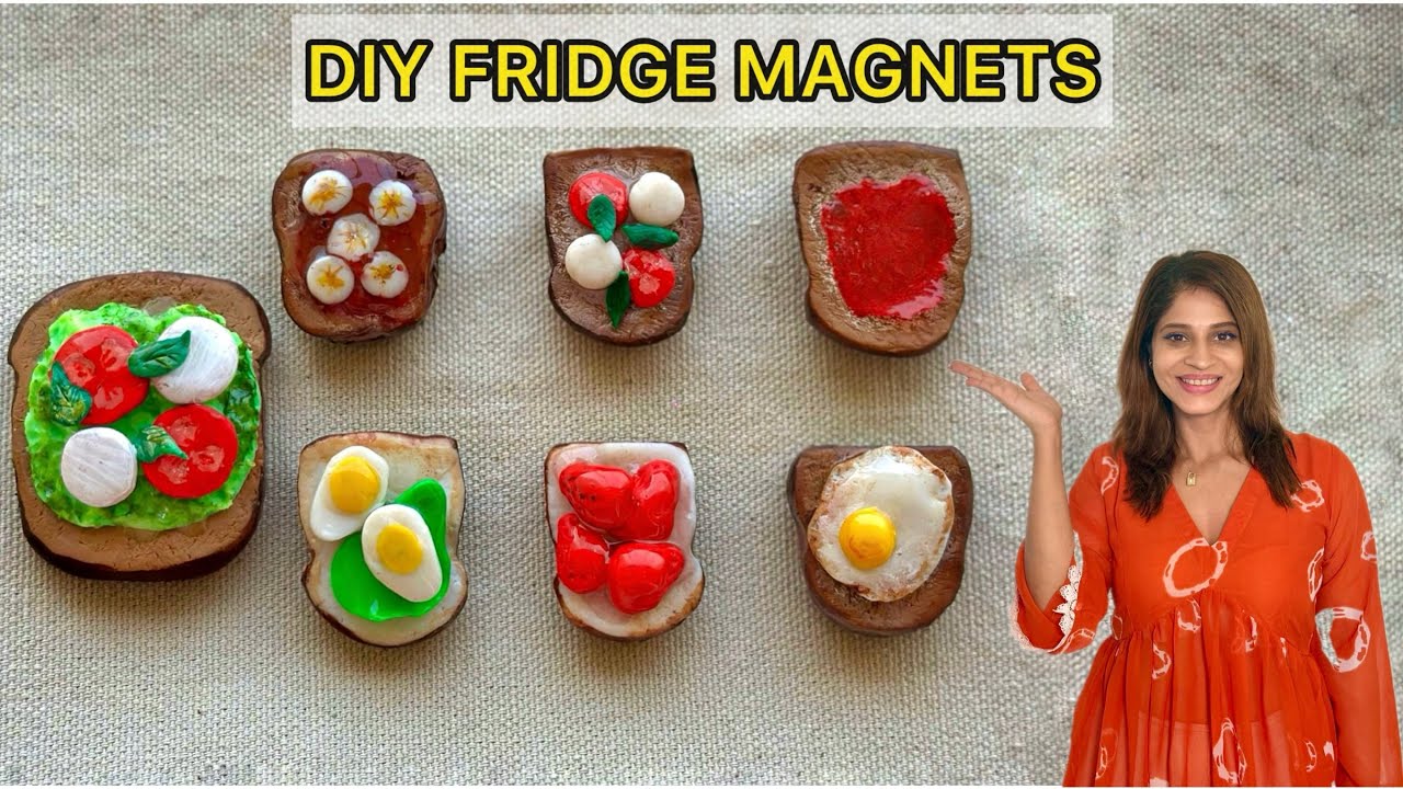 Learn How To Make Miniature Food Fridge Magnets - YouTube
