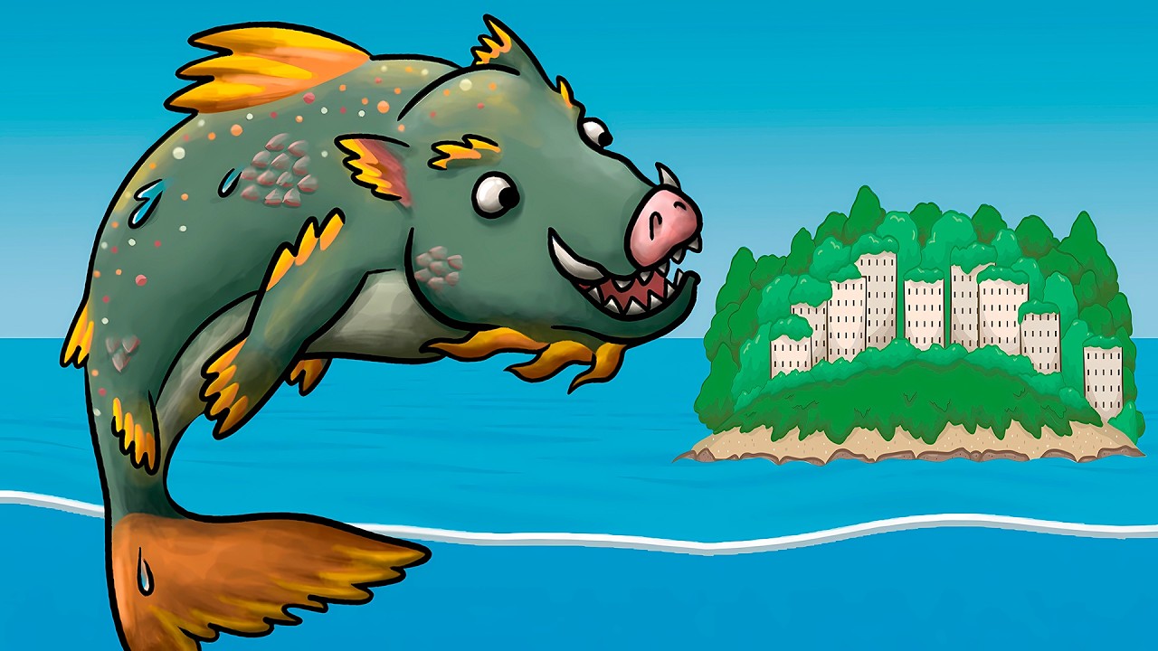 СВИНОРЫБ съел всех в океане. Игра Tasty Planet Final Bite на Игрули TV