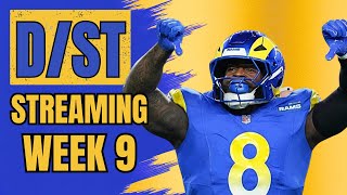Week 9 Fantasy Football Defensive Matchups (5 Best D/ST To Stream Week 9)