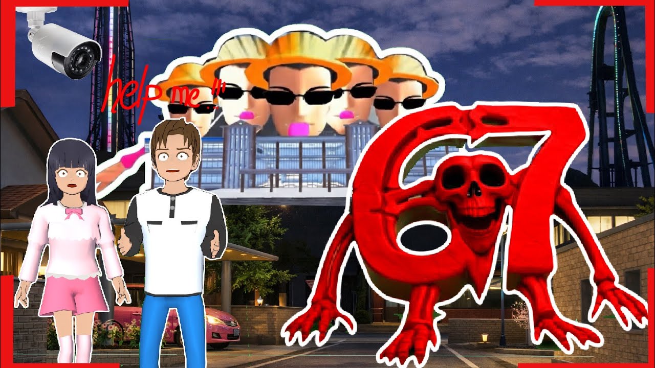 YUTA MIO PANIK,CCTV MEREKAM ANOMALI SIX SEVEN MENCULIK WARGA SAKURA