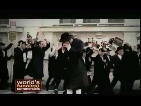 YES HDTV イスラエルの商業 - 面白い正統ユダヤ人の踊り