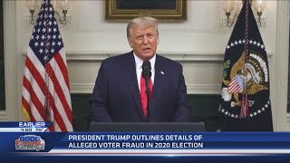 President Trump's full speech on voter fraud in the 2020 election aired on KUSI News
