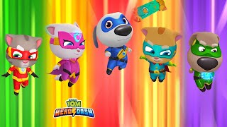 Talking Tom Hero Dash – All Heroes Unlocked & All Boss Battles | iOS Android Gameplay | New Update screenshot 4