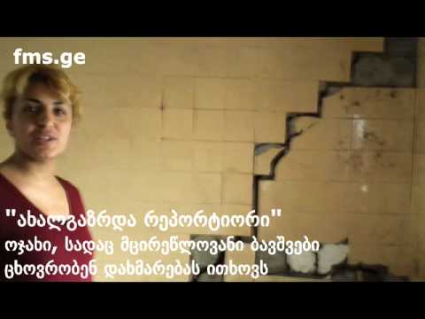 \"ახალგაზრდა რეპორტიორი\" -   მეწყერისაგან დანგრეული სახლი