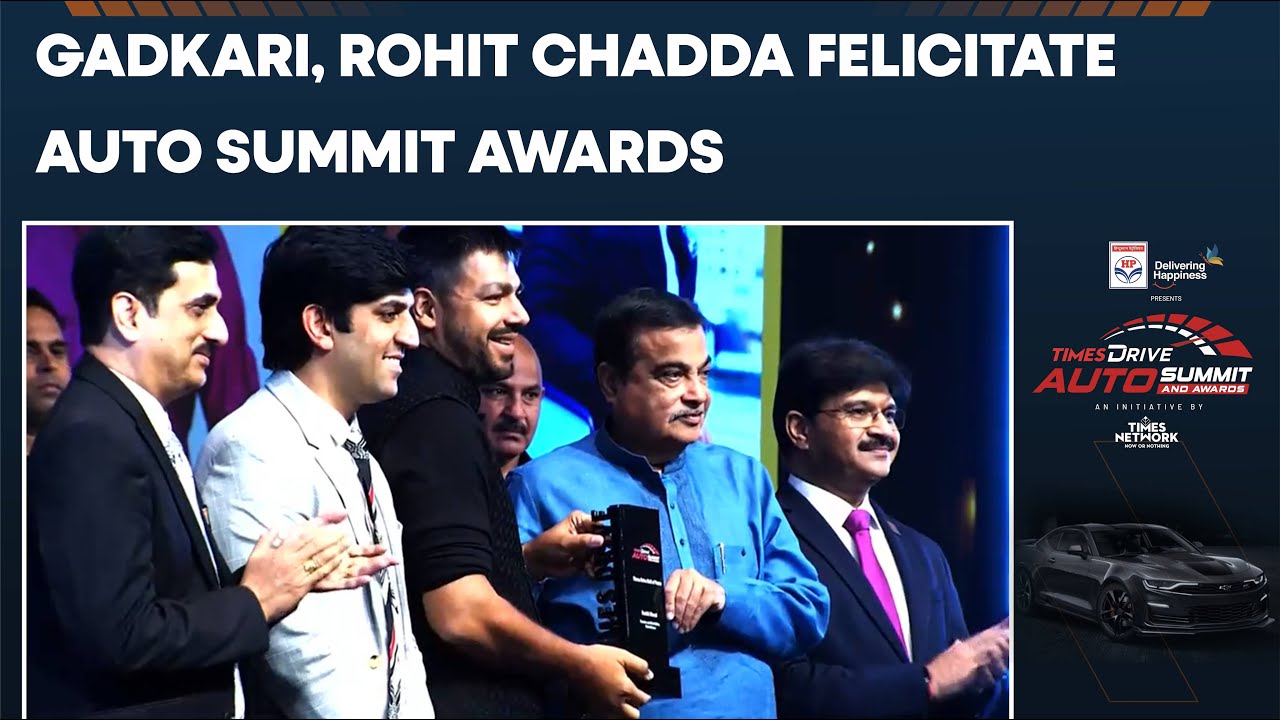 Nitin Gadkari, Rohit Chadda, Amit Garg & KS Shetty Felicitate Times Drive Auto Summit Awards 2025