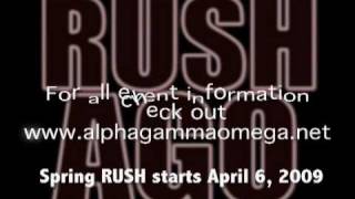 RUSH AGO Spring 2009