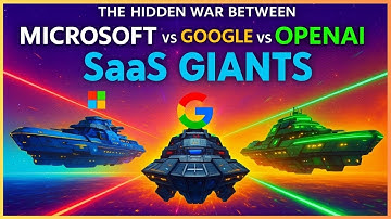 Microsoft vs Google vs OpenAI : The Hidden War Between SaaS Giants | TechNSaas