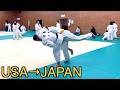 VISITOR FROM USA TRIES REAL JAPANESE JUDO