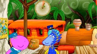 BABY DINOSAUR RAILWAY CASHIER GAME APP - BUYING TICKETS AND TRAVELLING BY TRAIN TO CERTAIN LOCATIONS screenshot 1