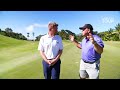 Walking the course with Ian Woosnam at the Barbados Legends 2024