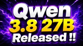 Qwen 3.8 27B Released