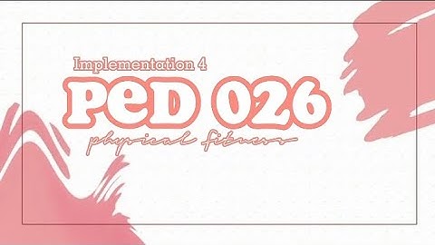 PED 026: Module 4 Week 4 Implementation