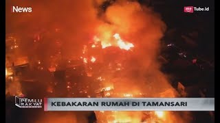 Pantauan Udara Kebakaran Krukut, Rumah Warga Habis Dilalap Si Jago Merah - Pemilu Rakyat 1703