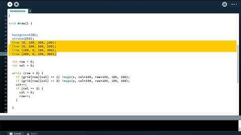 Advanced Programming: Network Programming 2 - Tic Tac Toe over a network (part 1)