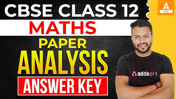 CBSE Class 12 Maths Answer key 2023 | Maths Paper Solution 2023 Set 1,2,3 and 4