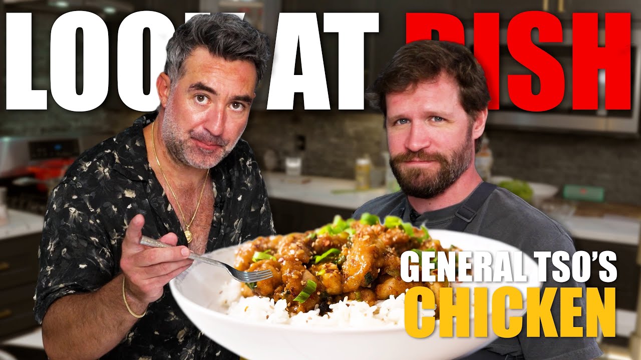 Томми Поуп и Крис О'Коннор готовят курицу по рецепту генерала Цо. Смотрите блюдо № 25.