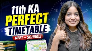 How to Manage Class 11 + NEET Preparation 📚| Daily Time Table | Apeksha Ma'am🔥
