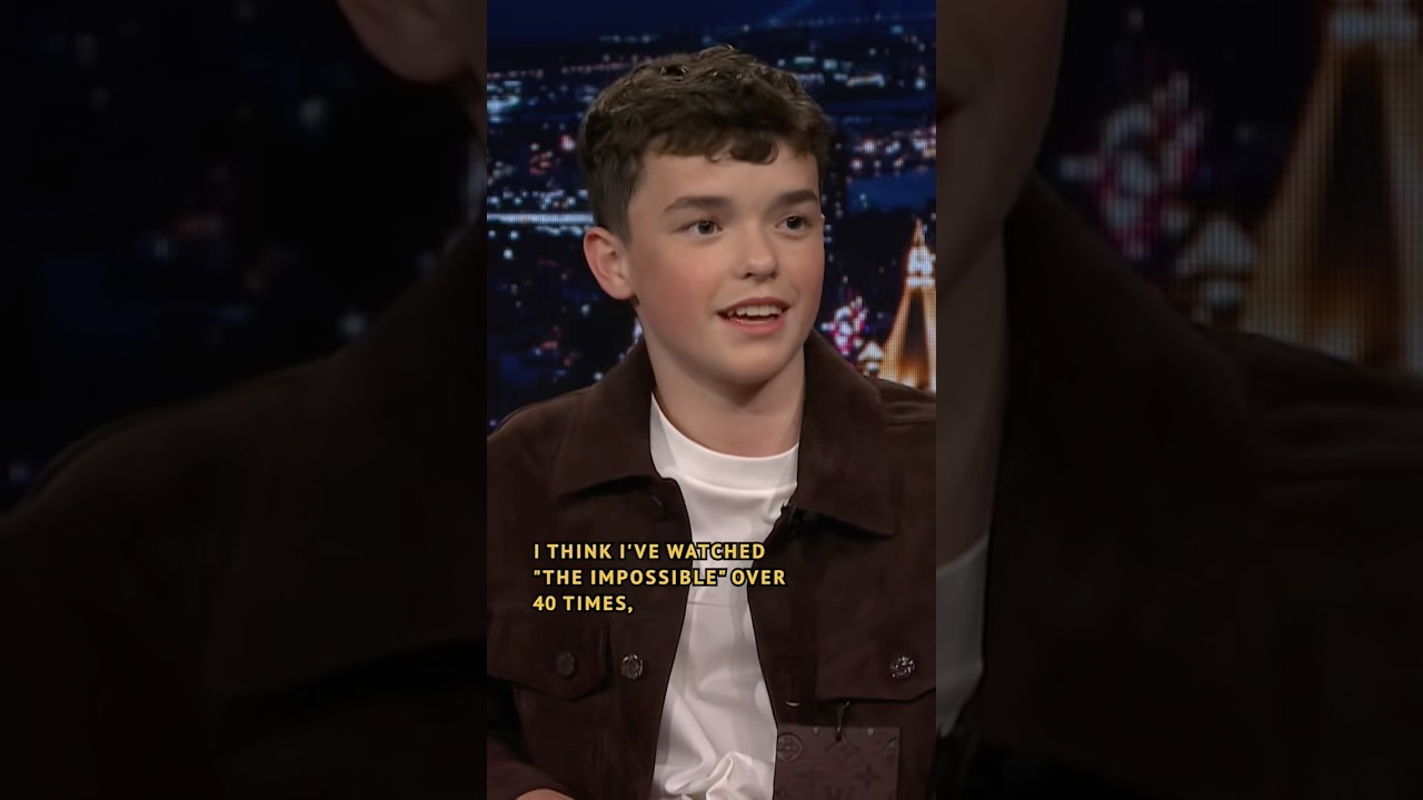 #OwenCooper addresses rumors about being the next #SpiderMan 👀 #FallonTonight