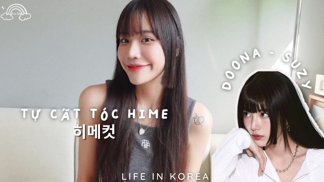 Cắt tóc Hime giống DOONA SUZY! Thành công 100%!|DU HỌC SINH HÀN QUỐC ♡ Rin Go