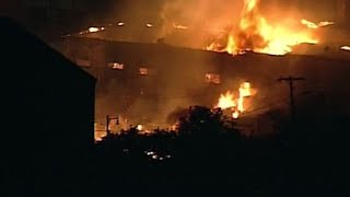 Fire burns for hours following explosion in Sun Prairie